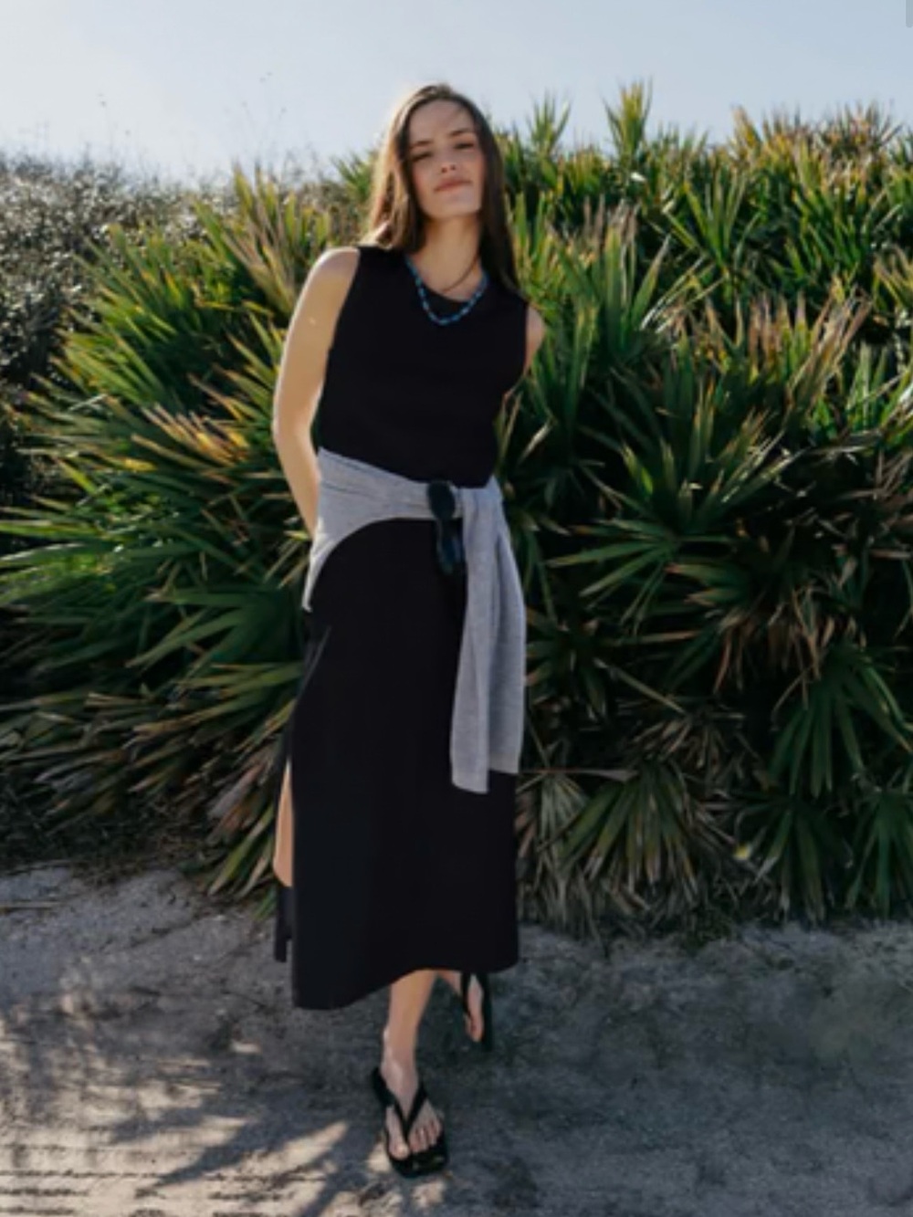 Lanell Supima Tank Dress - Picture 2 of 8